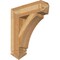 Ekena Millwork Thorton Arts & Crafts Rough Sawn Bracket, Western Red Cedar, 6"W x 24"D x 28"H BKT06X24X28THR03RWR - alternate 1